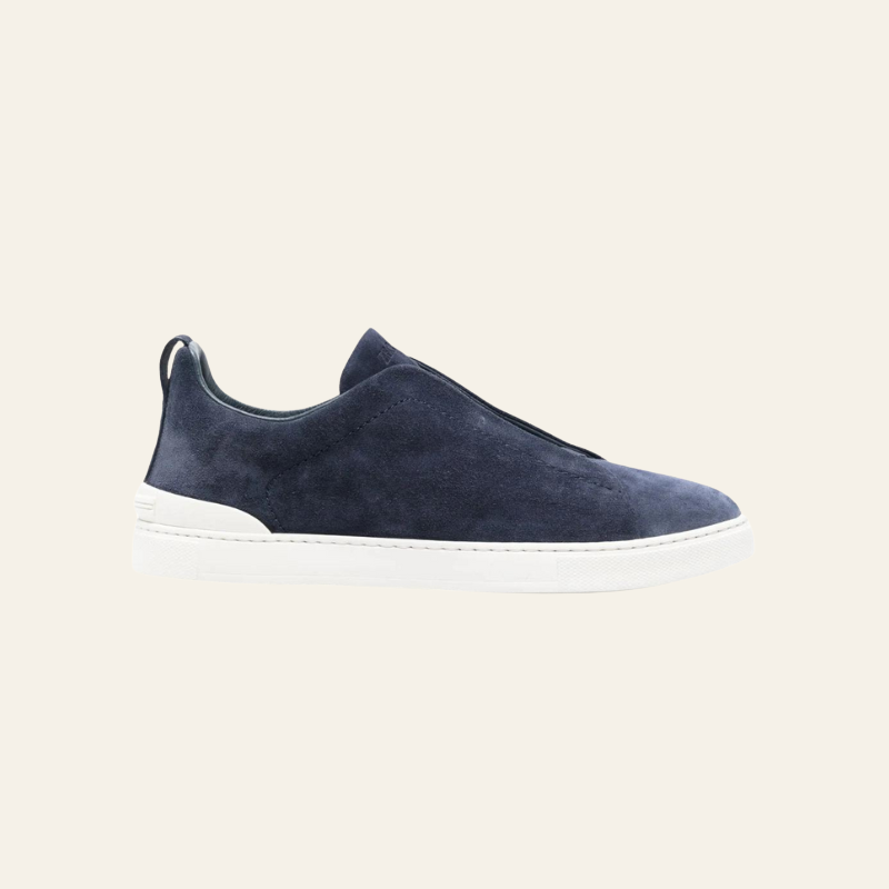 Tênis "Triple Stitch" Zegna Camurça