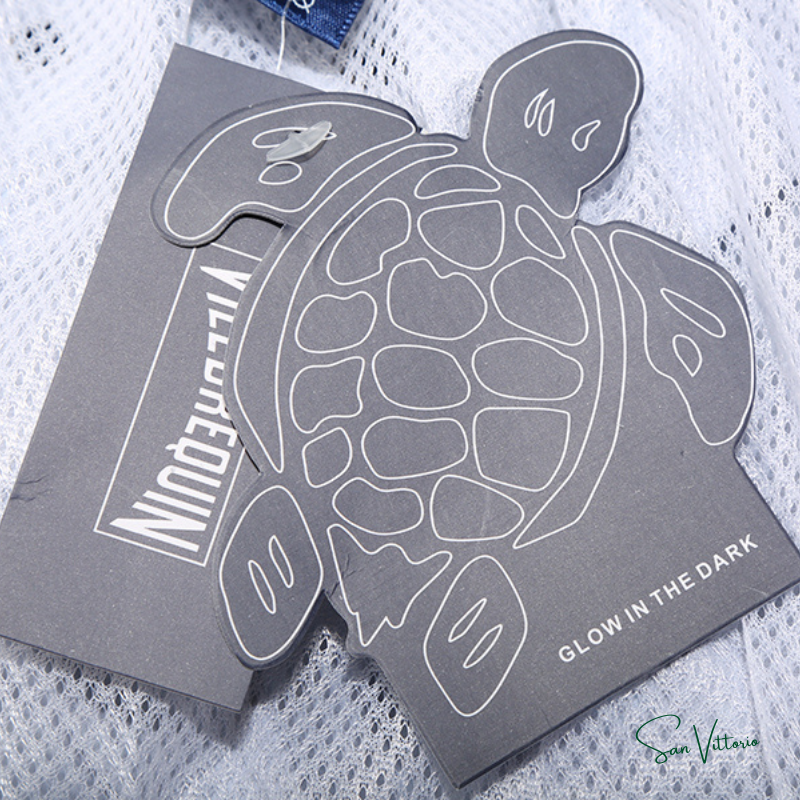 Short "Dark Blue Colorful Mini Turtles" Vile